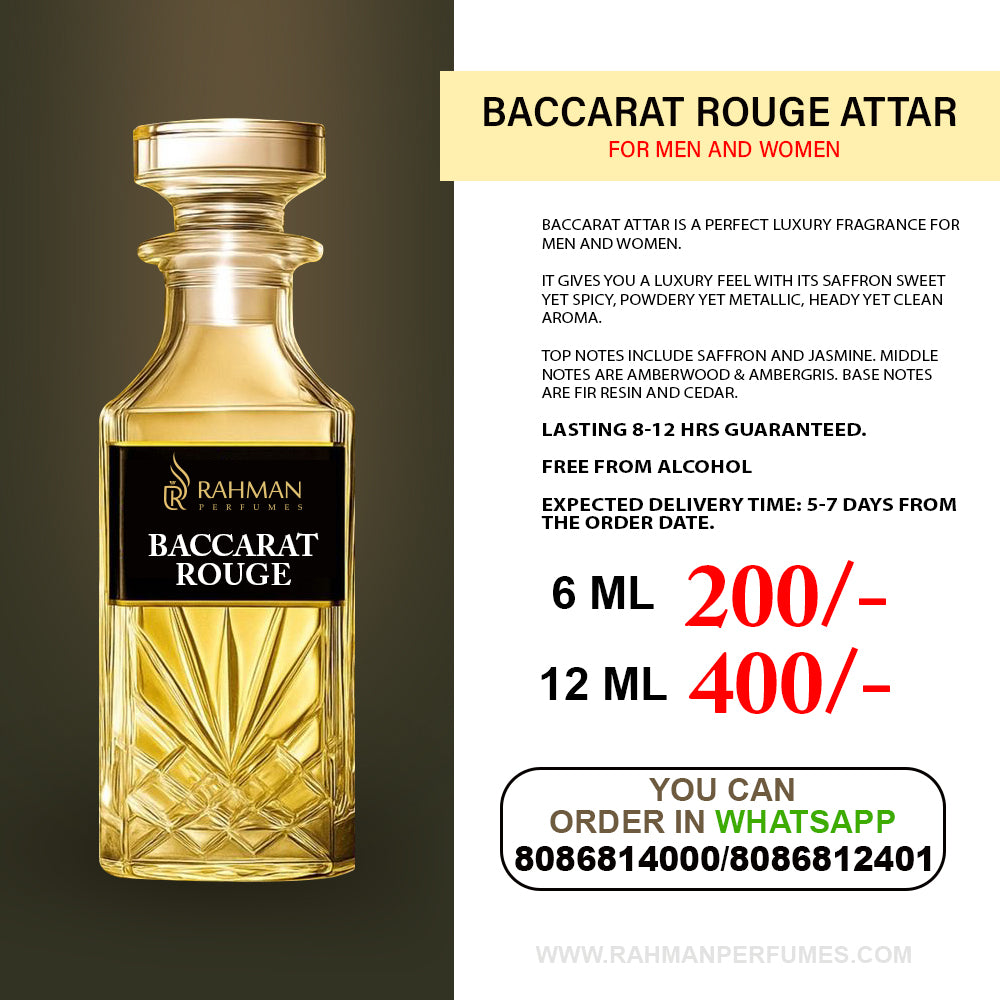 Baccarat  Rouge  Attar