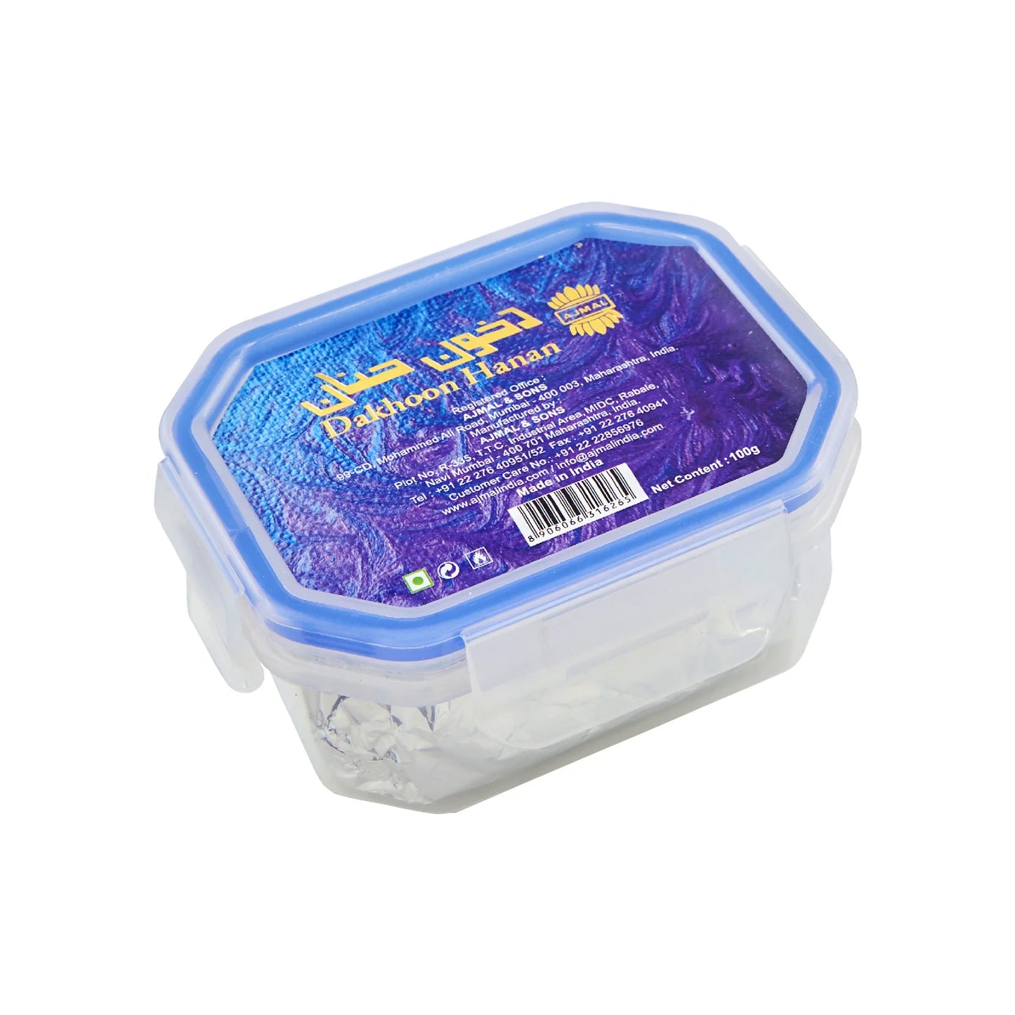 Ajmal Oud Bakhoor Dakhoon Hanan Incense for Home | 100g Arabic Bakhur for Home Fragrance | Oud Bakhoor w/Floral Musky Notes | Bakhur for Incense Burners |Traditional Arabic Home Fragrance