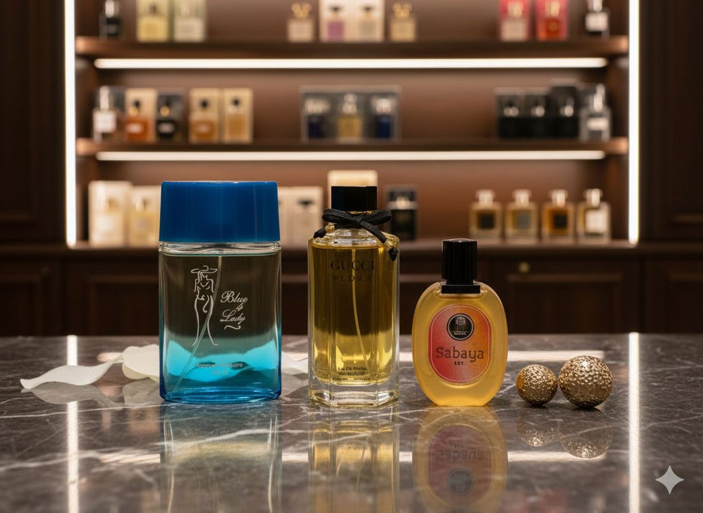 Blue Lady 100ml , Gucci Flora 100ml,  Sabaya 30ml only 899