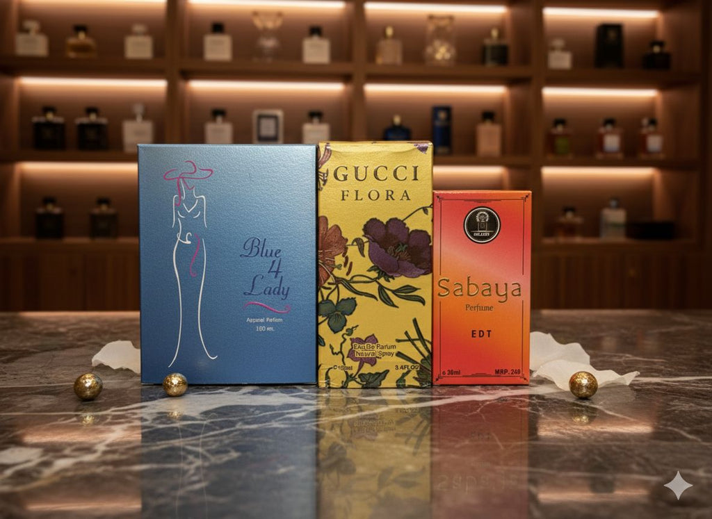 Blue Lady 100ml , Gucci Flora 100ml,  Sabaya 30ml only 899