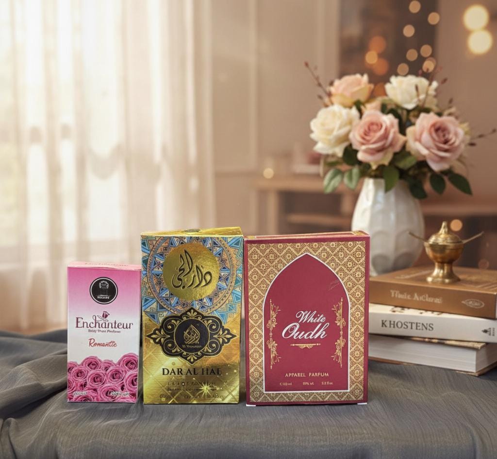 Enchanteur, Dar Al Hae, White Oudh  combo 899 only