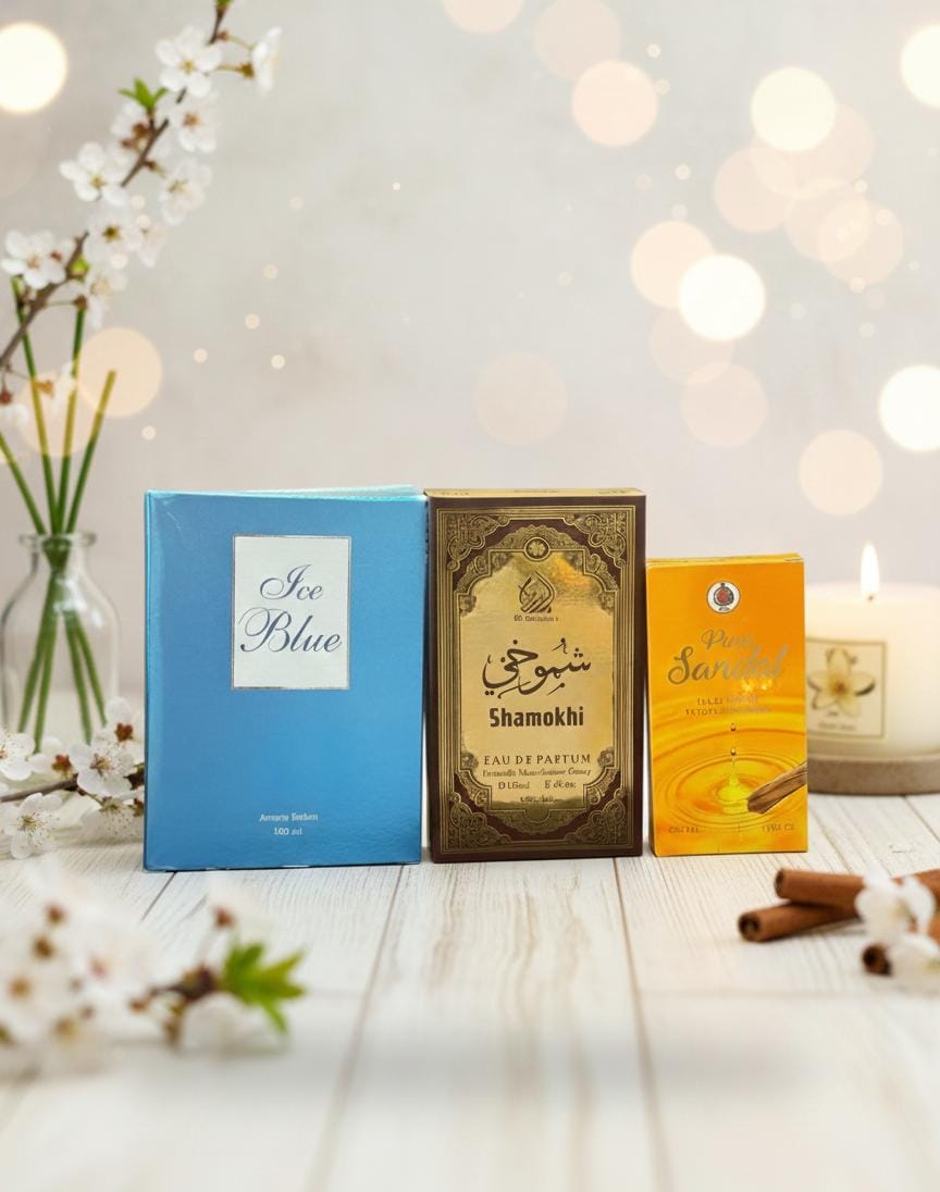 Ice Blue,  Shamokhi ,  Pure Sandal  combo 899l- only