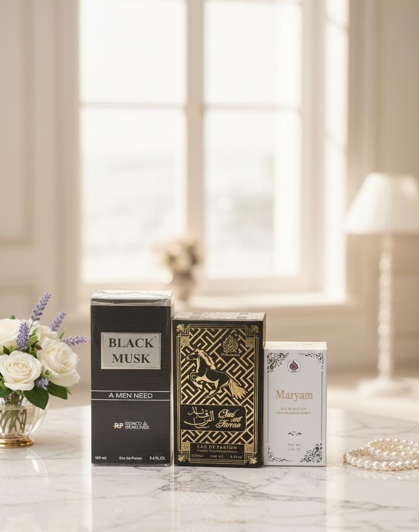 Black Musk,Qaed Al Fursan,Maryam combo 899/- only
